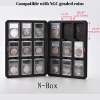 Anti‑Drop Shock‑Absorbing Graded Coin Holder Case for Certified Coins