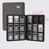 Anti‑Drop Shock‑Absorbing Graded Coin Holder Case for Certified Coins
