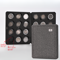 Anti‑Drop Shock‑Absorbing Graded Coin Holder Case for Certified Coins